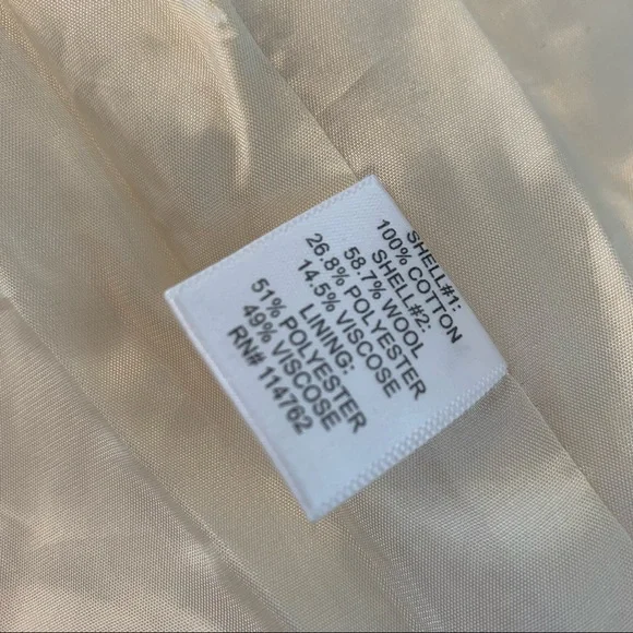 PIM & LARKIN size XS stunning cream jacket with crochet embroidery detail - Picture 14 of 16